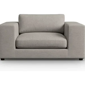 Begrenztes Angebot CXL by Christian Lacroix - 1,5-Sitzer Sofa "Tendance" Sitzer aus strukturiertem Stoff grau - 156x122x72cm
