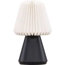 Saisonangebot Tischlampe Fjällen 20 cm Venture Design – Holz/Papier Schwarz-Weiß