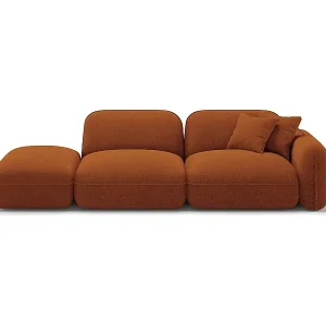 CXL by Christian Lacroix - 3-Sitzer modulares Sofa links "Lucien" Sitzer aus Samt terrakotta - 295x90x70cm Jetzt Bestellen