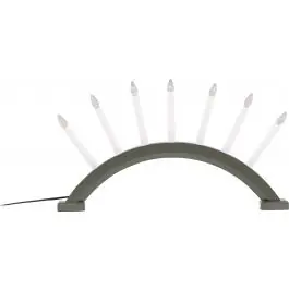 Tischleuchte Kebnekaise 55 cm Venture Design - Kiefernholz Grün Weiß Mega-Angebot