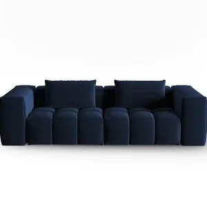 Nur Für Kurze Zeit CXL by Christian Lacroix - 3-Sitzer modulares Sofa "Lorella" Sitzer aus Samt königsblau - 230x85x70cm