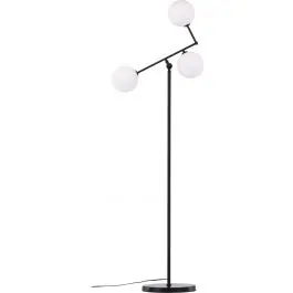 Bestseller Stehlampe Marsan Venture Design - Eisen/Glas - 28x160x50 cm - Schwarz