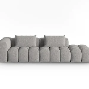 Top-Seller CXL by Christian Lacroix - 3-Sitzer modulares Sofa rechts "Lorella" Sitzer aus strukturiertem Stoff dunkelbeige - 265x85x70cm