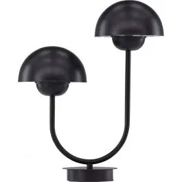 Versand Am Gleichen Tag Tischleuchte Lyckorna Venture Design - schwarzes Metall - 32x38x15 cm