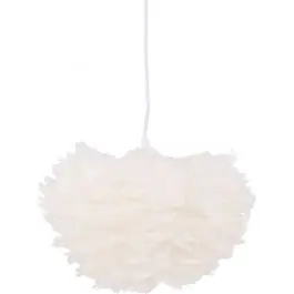 Pendelleuchte Nicola Venture Design - Weiße Kunstfedern - 35x20x35 cm Geprüft
