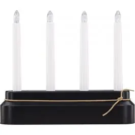 Aktuell Kerzenständer Näsfjället Venture Design - Kiefernholz Schwarz - 25x25x7 cm