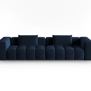 CXL by Christian Lacroix - 5-Sitzer modulares Sofa "Lorella" Sitzer aus Samt königsblau - 290x85x70cm Nur Für Kurze Zeit