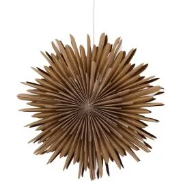 Mega-Angebot Pendelleuchte Sälen 35 cm Venture Design - Papier Braun