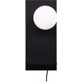 Schnäppchen Wandleuchte Troyes Venture Design - Eisen Schwarz Weiß - 20x45x17 cm