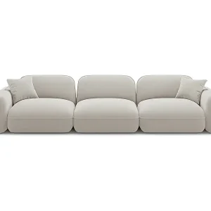 Jetzt Bestellen CXL by Christian Lacroix - 4-Sitzer modulares Sofa "Lucien" Sitzer aus Samt leichtes beige - 320x90x70cm