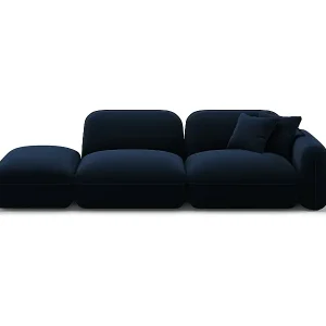 CXL by Christian Lacroix - 3-Sitzer modulares Sofa links "Lucien" Sitzer aus Samt königsblau - 295x90x70cm Direkt Vom Hersteller