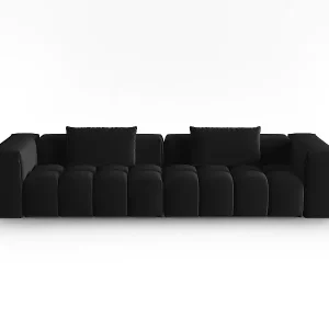 CXL by Christian Lacroix - 5-Sitzer modulares Sofa "Lorella" Sitzer aus Samt schwarz - 290x85x70cm Angebot