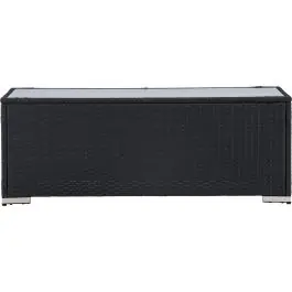 Couchtisch London Venture Design – Rattan Schwarz – 120x50 cm Sonderangebot