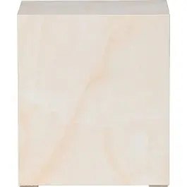 Sofatisch York Venture Design - Marmoroptik MDF - 40x40x45cm - Hellgelb Preisreduziert