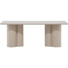 Zertifiziert Couchtisch Olivia Venture Design - Beige - 120x60 cm - MDF