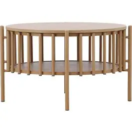 Couchtisch Rubbo 80x50 cm Venture Design - MDF Holzoptik Natur Schneller Versand