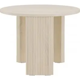 Couchtisch Bristol Ø 60 x 45 cm Venture Design - Weiß gewaschen Online Kaufen