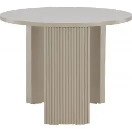 Couchtisch Bristol Venture Design - MDF - ⌀60x45 cm - Beige Solange Der Vorrat Reicht