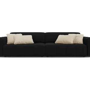 Top-Angebot CXL by Christian Lacroix - 4-Sitzer Sofa "Luc" Sitzer aus Samt schwarz - 244x102x70cm