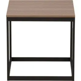 Sale Beistelltisch Arbor Venture Design - MDF Dunkelbraun - 50x50 cm - Schwarz