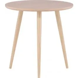 Beistelltisch Askim Venture Design - MDF Weiß gewaschen - Ø 48 cm Top-Preis