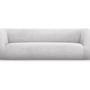 Neuheit Cosmopolitan Design - 3-Sitzer Sofa "Essen" aus Boucle hellgrau - 230x95x86cm