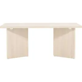 Kostenloser Rückversand Esstisch Bassholmen Venture Design - MDF Weiß gewaschen - 180x90x75 cm