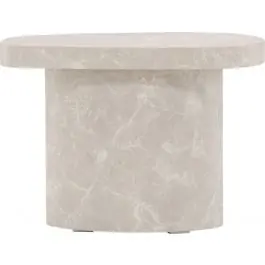 Expressversand Beistelltisch Båstad Venture Design MDF Betonoptik 50x30 cm Hellgrau