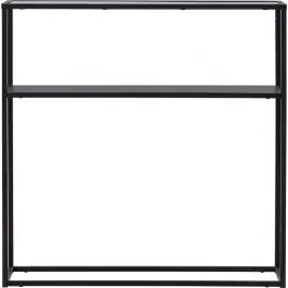 Beistelltisch Bogóta Venture Design - Stahl Schwarz - 80x30x80 cm Direkt Vom Hersteller