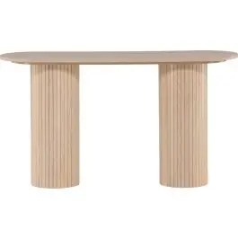 Konsolentisch Bianca Venture Design - MDF - 130x40 cm - Weiß gewaschen Nur Für Kurze Zeit