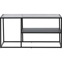 Couchtisch Campinas Venture Design Schwarz Stahl 60x90 cm Nur Heute