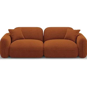 Schneller Versand CXL by Christian Lacroix - 3-Sitzer modulares Sofa "Lucien" Sitzer aus Samt terrakotta - 230x90x70cm