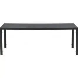 Abverkauf Esstisch Break Venture Design - Aluminium Polywood schwarz - 205x90 cm