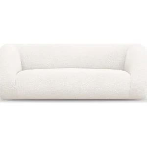 Cosmopolitan Design - 2-Sitzer Sofa "Essen" aus Boucle weiß - 210x95x86cm Aktuell