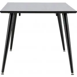 Schnäppchen Esstisch Dipp Venture Design - Furnier MDF - 180x90 cm Schwarz