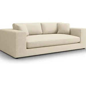 Saisonangebot CXL by Christian Lacroix - 4-Sitzer Sofa "Tendance" Sitzer aus Cord leichtes beige - 262x122x72cm