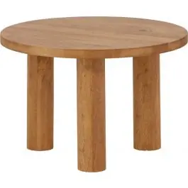 Couchtisch Duxbury Venture Design - Rubberwood - ⌀60cm - Braun Sichere Zahlung