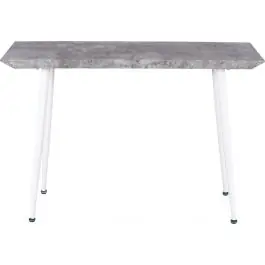 Beistelltisch Edge Venture Design - MDF Weiß Betonoptik - 110x30x80 cm Online Kaufen