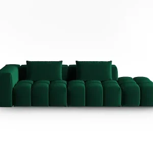 CXL by Christian Lacroix - 3-Sitzer modulares Sofa rechts "Lorella" Sitzer aus Samt flaschengrün - 265x85x70cm Jetzt Bestellen