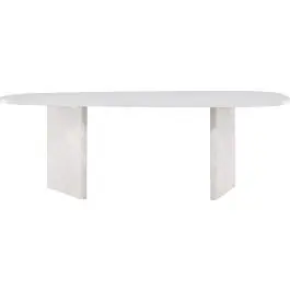 Ovaler Esstisch Grönvik Venture Design - MDF Weiß - 220x100 cm Geprüft