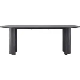 Beliebt Esstisch Grundsund Venture Design - MDF Schwarz - 220x100x75 cm