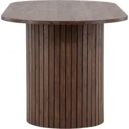 Ovaler Esstisch Härön Venture Design - MDF, 90x200 cm, Mokka Preisknaller