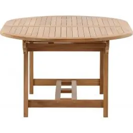 Bestpreis Ovaler Esstisch Kenya Venture Design - Teak - 180x120x75 cm - Natur