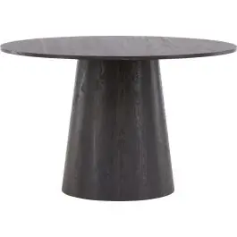 Sofort Bestellen Runder Esstisch Lanzo Venture Design - MDF Mokka ⌀120 cm