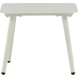 Beistelltisch Lina Venture Design - Aluminium Beige - 40x40x33 cm Sonderangebot