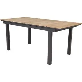 Sale Rechteckiger Esstisch Mexico Venture Design - Teak/Schwarz - 180x90 cm