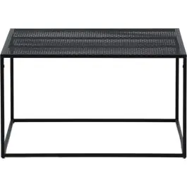Zertifiziert Sofatisch Netz Venture Design - Stahl Schwarz - 80x80x45 cm