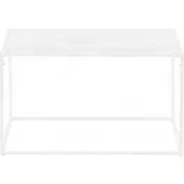 Sofatisch Netz Venture Design - Stahl Weiß - 80x80 cm Expressversand