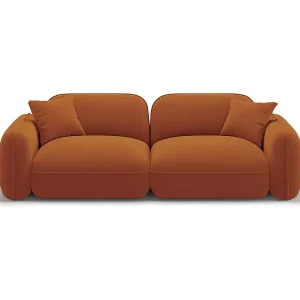 CXL by Christian Lacroix - 3-Sitzer modulares Sofa "Lucien" Sitzer aus Samt terrakotta - 230x90x70cm Kostenfreie Lieferung
