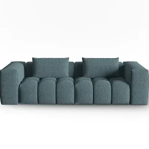 Neu Im Sortiment CXL by Christian Lacroix - 3-Sitzer modulares Sofa "Lorella" Sitzer aus strukturiertem Stoff hellblau - 230x85x70cm